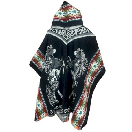 poncho cheval