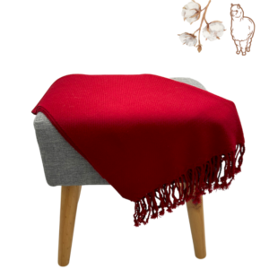 Foulard coton et laine d'alpaga homme et femme