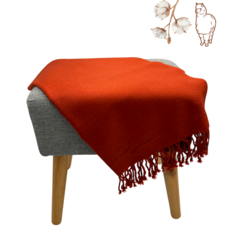 Foulard coton et laine d'alpaga homme et femme