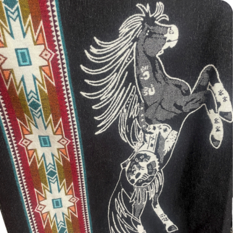 poncho cheval