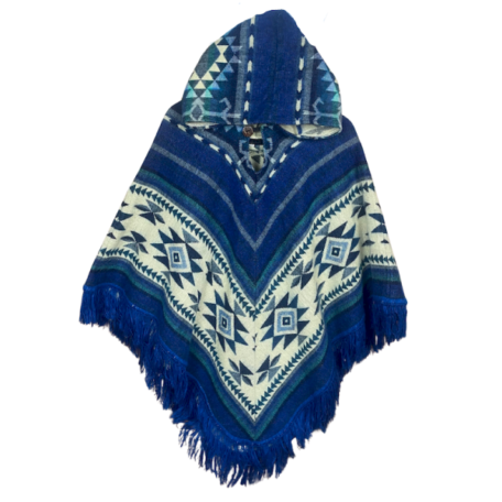 poncho en laine d'alpaga