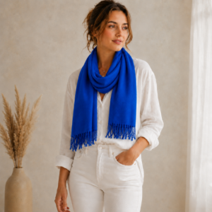 foulard châle coton alpaga