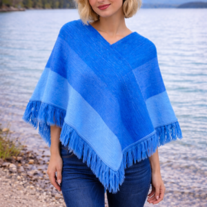 poncho pull laine alpaga