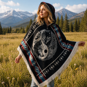 Poncho triangle loups